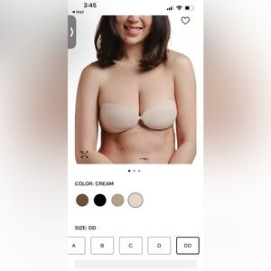 Gatherall adhesive bra